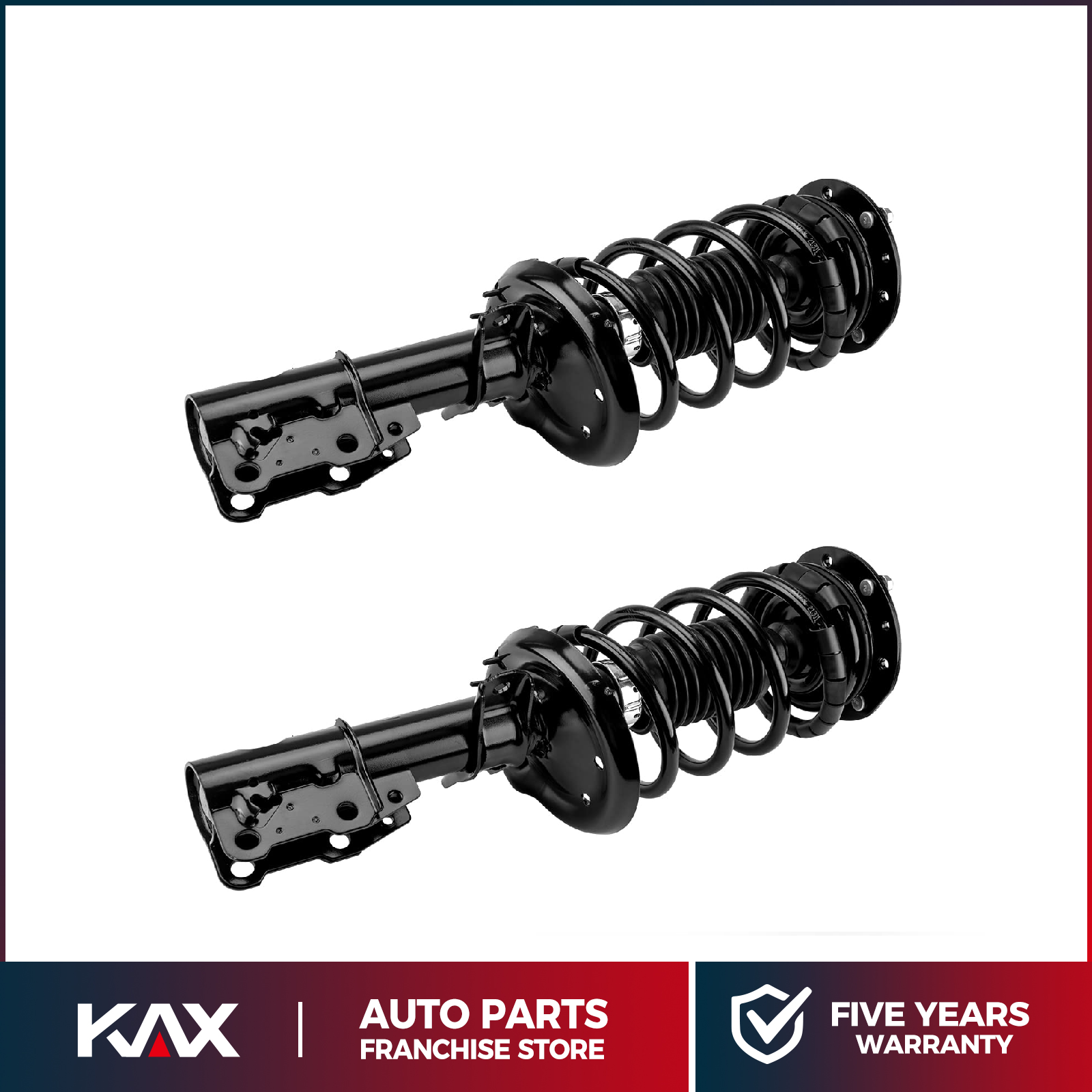 2 New Front Strut Shocks Pair For 2006-2010 Chevy Cobalt HHR