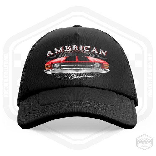 1971 Chevrolet Chevelle American Muscle Car Trucker Cap - Picture 4 of 19