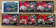 Nascar Coca-Cola Collectors Cards - Total Of 6 Adam Petty and others