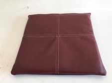Sitzkissen Stuhlkissen Polster Auflage echt Leder bordeaux 5 Größen Antirutsch 
