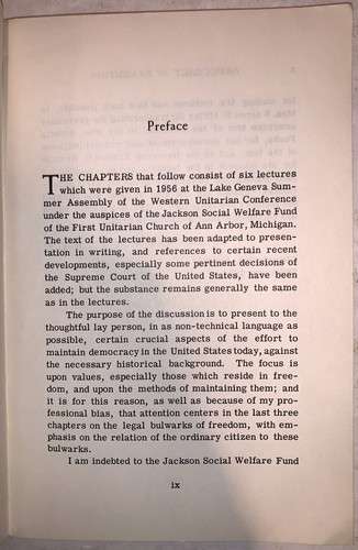 SIGNED, 1959, 1st Ed, DEMOCRACY IN TRANSITION, by RALPH F. FUCHS, CIVIL RIGHTS - Picture 10 of 12