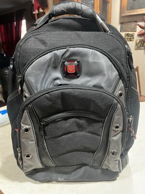 Swiss Gear Synergy backpack - Black/Grey - 16'' Laptop Business Bag  READ DESC!!