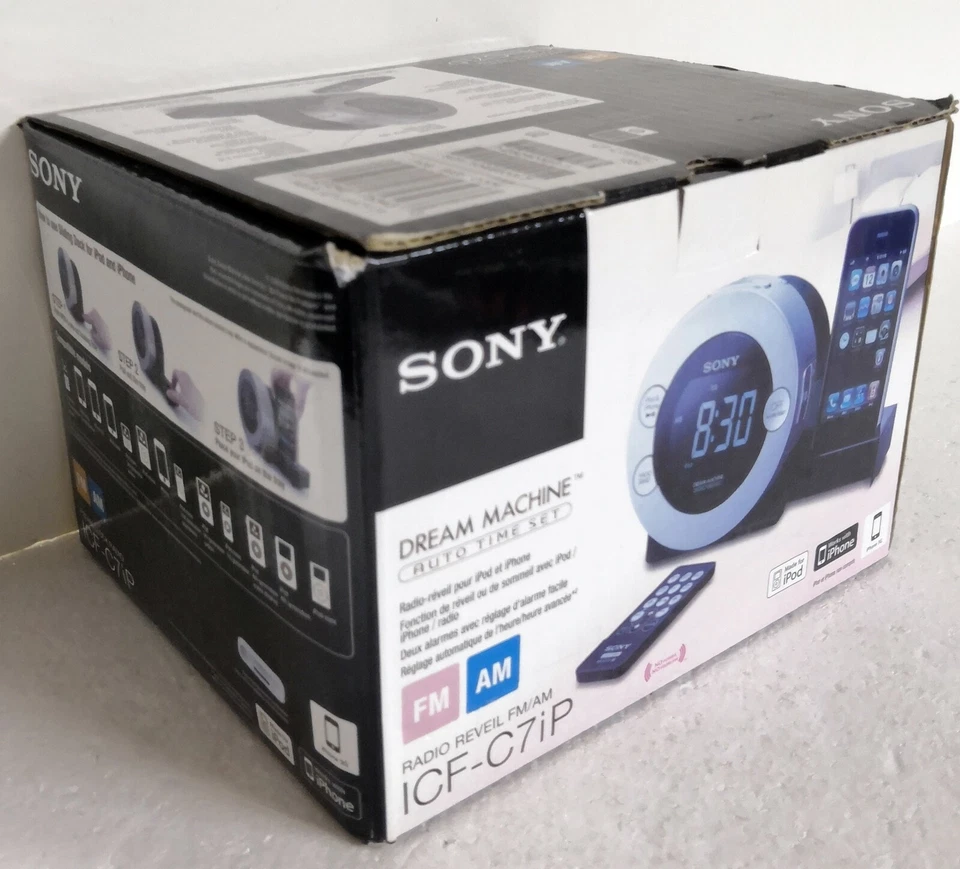 Sony ICF-C7IP Clock Radio for iPod and iPhone - Image 2 of 4