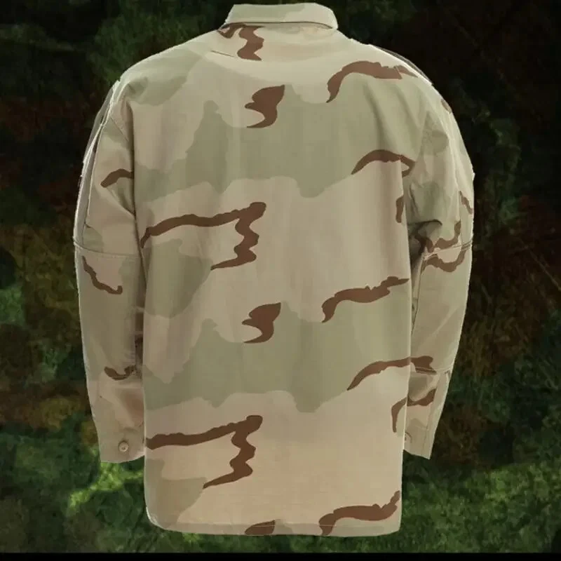 Tricolor Desert DCU Suit Desert Camouflage Uniform Suit long Sleeved Pants - Image 4 of 4