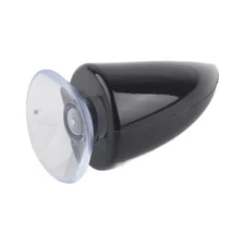 Auto Motorcycle Helmet Devil Horn & Sucker Decoration Accessories(Black )