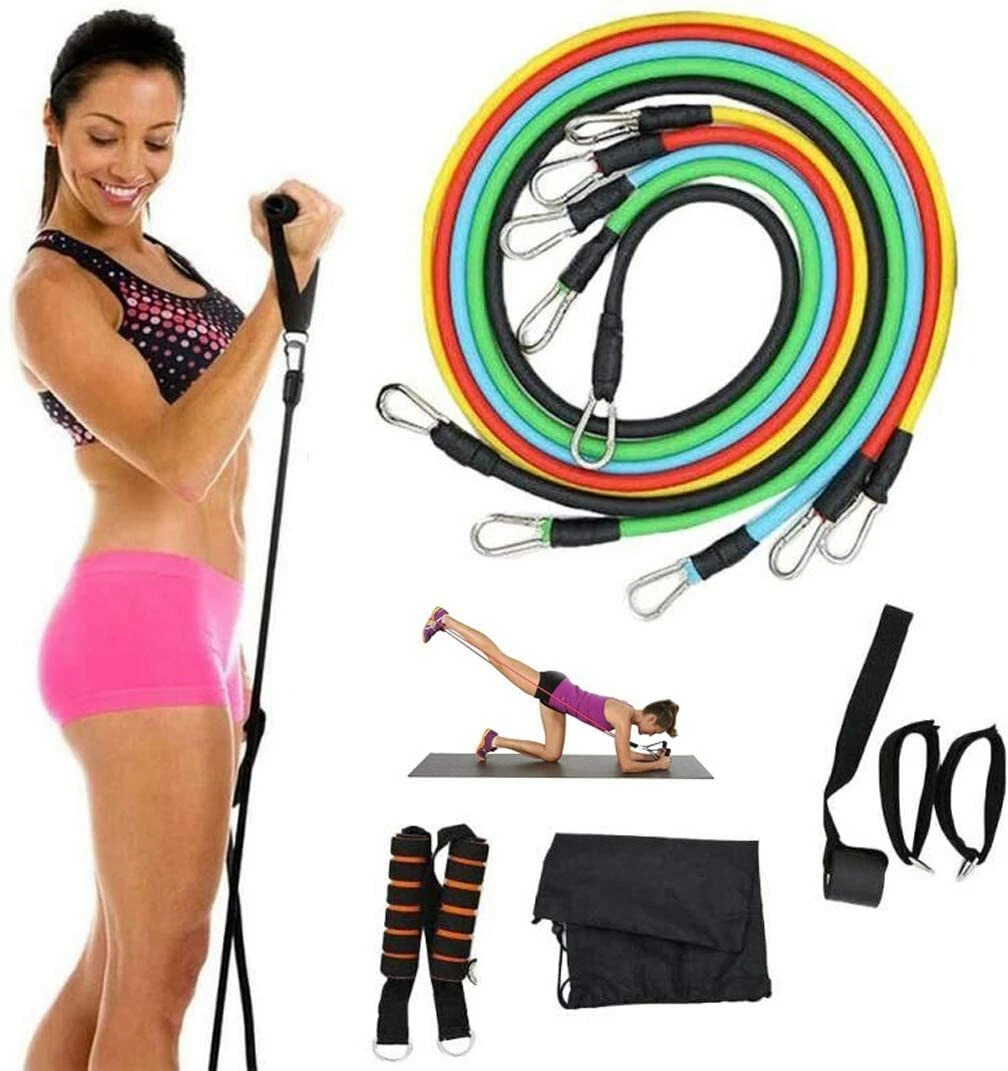 Fitness Resistance Bands Strength Exercise 11pcs / Set Sport Elastic Rope
Opens in a new window or t