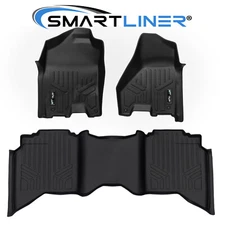 SMARTLINER Custom Fit Floor Mats Liner Set 2012-2018 Ram 1500 2500 3500 Crew Cab