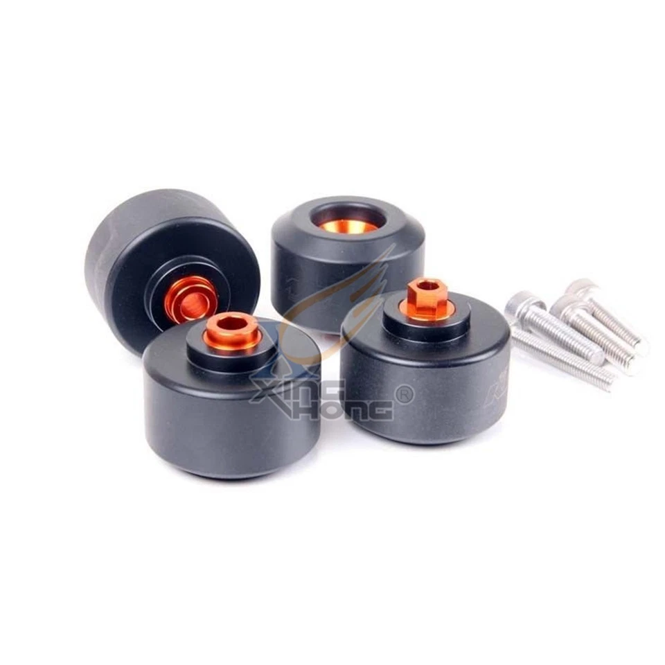 Protector de choque deslizante para marco de rueda de horquilla delantera trasera para KTM RC 125 200 2016 Foto 3 de 4