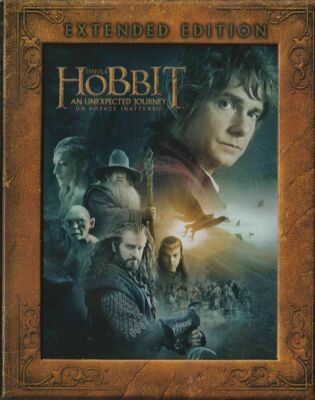 The Hobbit: An Unexpected Journey (Blu-ray Disc, 2013, 3-Disc Set, )