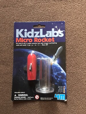 Micro Rocket Launcher - 4M  KidzLabs  for ages over 5   (NEW)