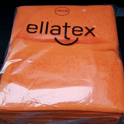 4er Pack EllaTex Duschtücher Badetücher 100x150 cm