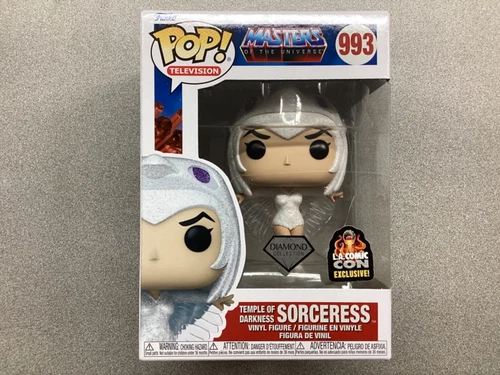 Funko Pop! Masters of The Universe Sorceress #993 Diamond LACC EX W/ Protector