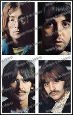 8x10 Print John Lennon Paul McCartney Beatles The White Album Collage 1968 WHIT