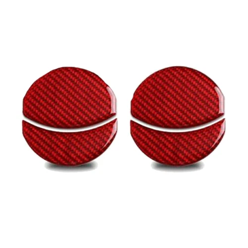 Red 4Pcs Air Vent Outlet Cover Carbon Fiber For Subaru BRZ Toyota 86 2013-2020 - Bild 2 von 5