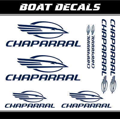 Chaparral Boat decals sticker set replacement marine yacht vinyl ORACAL