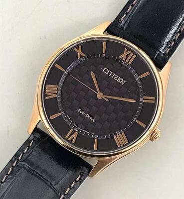 CITIZEN E031-S127025 ECO-DRIVE Men's Tested Black Gold | eBay