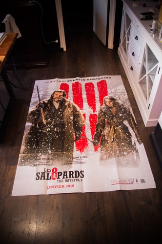 THE HATEFUL EIGHT ADVANCE D French Grande Vintage Movie Poster Original 2016