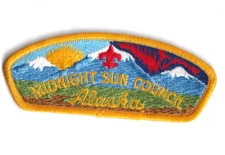 Midnight Sun Council, shoulder patch CSP; mint
