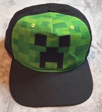 Hat Minecraft Junior Size Adjustable Used