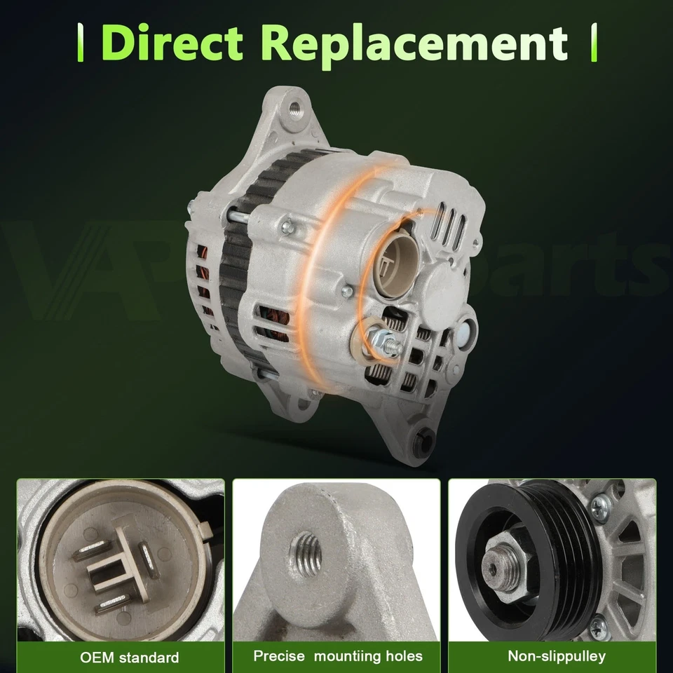 Alternator For Chevrolet Metro 1998-2000 Tracker 1989-1991 13336 31400-60A20 - Изображение 4 из 4