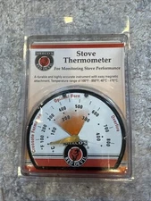 New Meeco´s Red Devil Magnetic Porcelain Steel Stove Thermometer