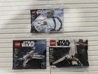 LEGO Star Wars X-Wing Starfighter  30654, Imperial Shuttle 30388,AT-ST 30495 NIB