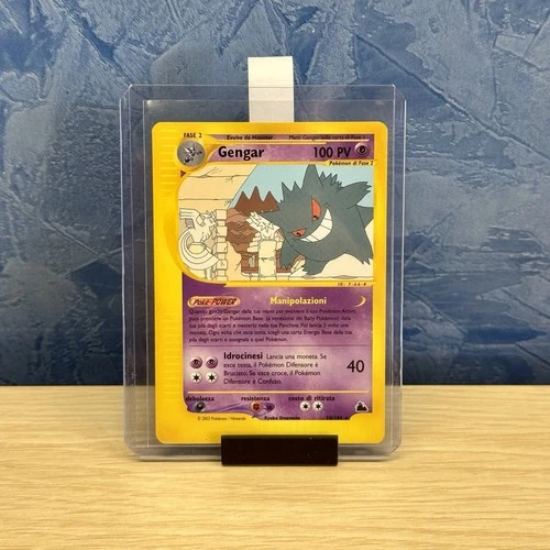 Gengar Pokemon Card Skyridge 10/144 ITA Italian Non HOLO E-series Rare