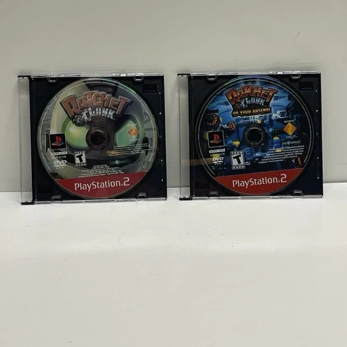 PS2 2 Game Lot: Rachet & Clank + Ratchet & Clank: Up Your Arsenal  DISC ONLY