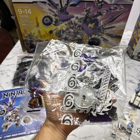 LEGO NINJAGO Lot Of 2 Nindroid Mechdragon 70725 & Titan Mech (Incomplete Sets)