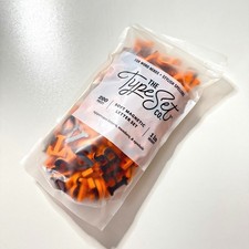 The Type Set Co Alphabet Magnets 200pc Uppercase Letters Numbers 1 Inch Orange