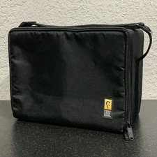 Vintage CASE LOGIC 30 CD Compact Disc Case Carry Bag w/ Soft Side euc Black