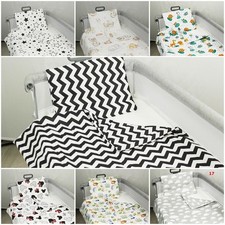2pc BEDDING SET compatible with bedside crib JOIE ROOMIE GLIDE jungle
