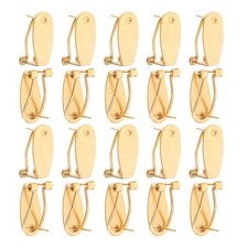  50 Pcs Ohrringe Rohlinge Clip -Ohrring -Beitrag Ohrclips Basteln