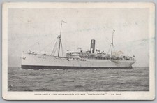SS GARTH CASTLE Union Castle Line Ship Postcard