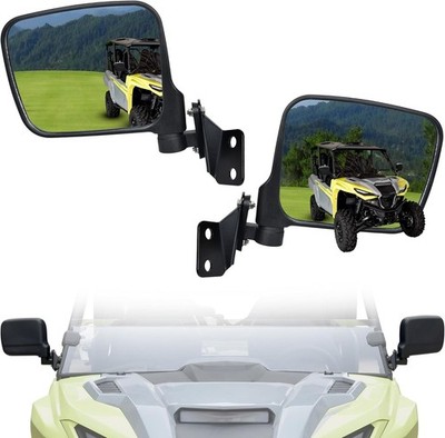 Adjustable Wider Rearview Side Mirrors for Yamaha Wolverine RMAX 1000 21-25, Fol