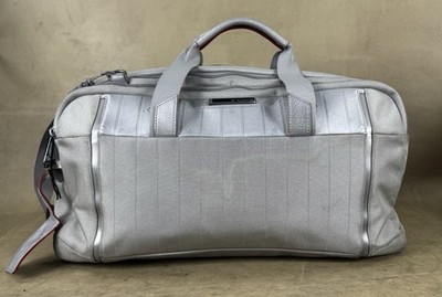 Samsonite Black Label Rare 21  Carry On Weekender Duffle Silver Color