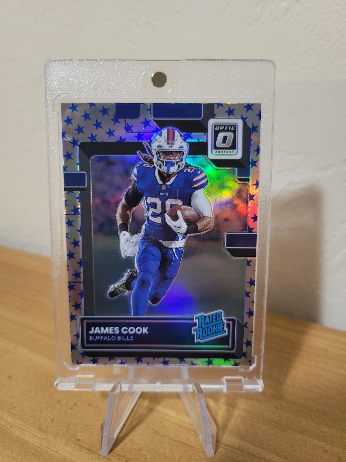 2022 Panini Donruss Optic - Rated Rookie James Cook #215 Stars Prizm (RC)