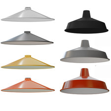 Retro Vintage Industrial Light Shade Metal Pendant Lamp Shade Easy fit Shades