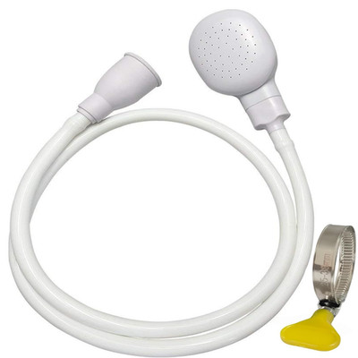 Haustier Duschkopf Waschbecken Spray Gummischlauch Tragbare shampoo sprayer