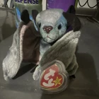 Ty Beanie Babies Bat Plush Beanbag Toy w/ Heart Tag 1998 Vintage