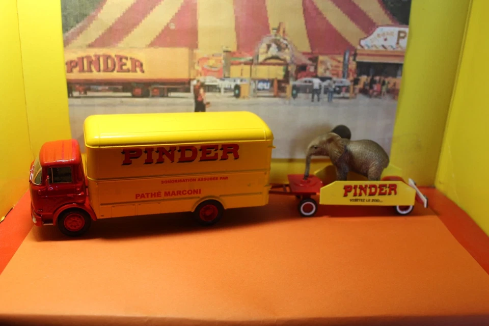 BERLIET GAK CAMION SONORISATION + REMORQUE CIRQUE PINDER PISTE AUX ETOILES ORTF - Photo 2/4