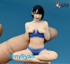 1/18 Miniatures Cute Swimsuit Beauty Scene Props Figures Model For Cars Vehicles