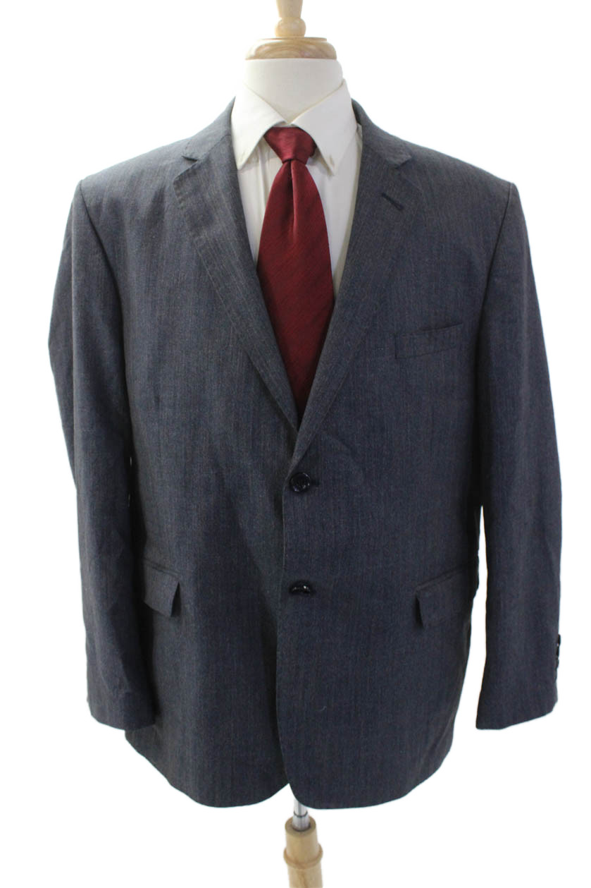 Bertolucci Mens Wool Collared Two Button Classic … - image 1