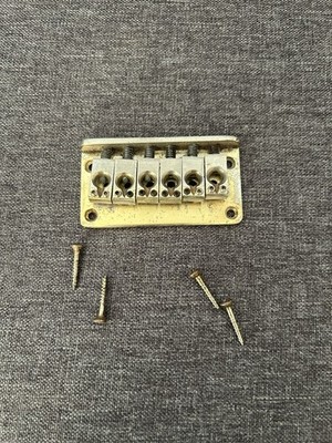 Golden Hardtail Bridge (Aria Pro, Cort) Japan 70 s/80 s Vintage. Matsumoku