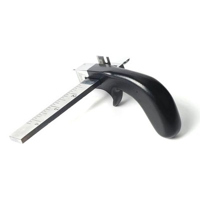 Professional Leather Strap Cutter Hand Craft Belt Cutting Tool w/ Gauge Ruler