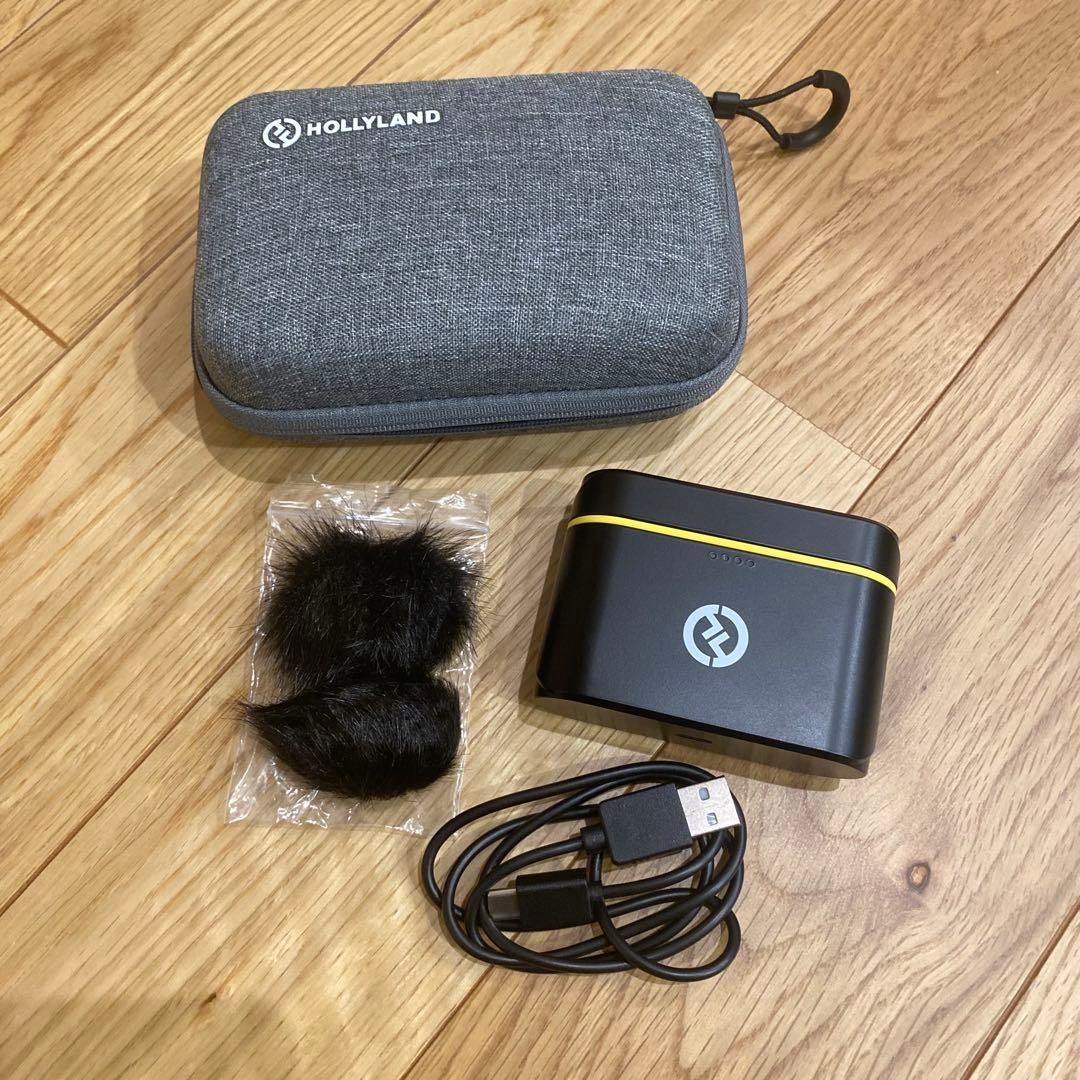 HollyView Wireless Pin Microphone Lavalier Mic Used for Video Recording