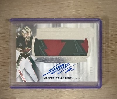 2024/25 upper Deck The Cup jesper wallstedt Expanded Materials rookie  Auto /15