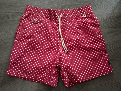 Polo Ralph Lauren Herren Badeshorts rot/weiß gepunktet - Größe M - sehr guter Zustand