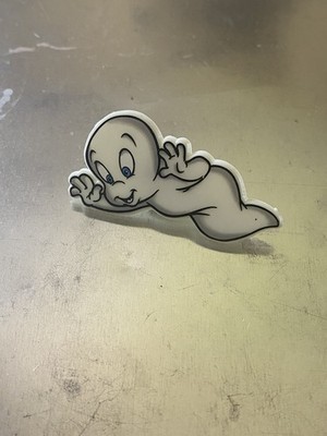Vintage Casper The Friendly Ghost Pin Anstecker 1995 Glow-In-The-Dark Brosche