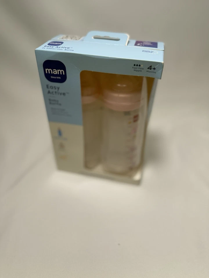 Biberón MAM Easy Active 11 oz - Flujo rápido - Totalmente nuevo Foto 3 de 4